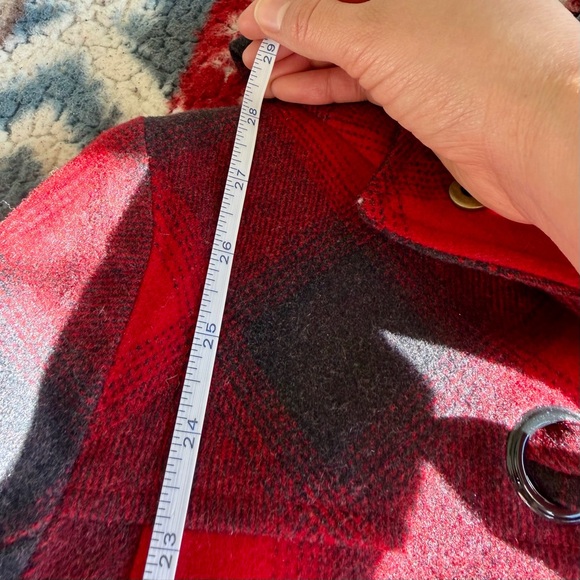 Pendleton Roslyn Plaid Wool Blend Duffle Coat XS - Picture 10 of 12